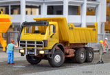 Kibri - 14023 - MB MEILLER 3-Axle Tipper, with LED Lighting, Front Steering Axle, Functional Kit (HO Scale)