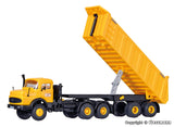 Kibri - 14025 - MB Round Bonnet with MEILLER Tipper Semi-Trailer Kit (HO Scale)