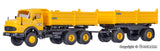 Kibri - 14026 - MB Round Bonnet MEILLER Tipper with Trailer Kit (HO Scale)