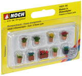 Noch 14031 - Flowers in Pots (HO Scale)