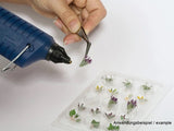 Noch 14050 - Laser-Cut Minis - Flower Garden - 17pc (HO Scale)