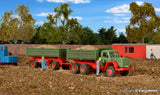 Kibri - 14063 - MAGIRUS DEUTZ 230 D 26 AK with Tipper Trailer Kit (HO Scale)