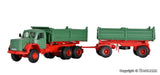 Kibri - 14063 - MAGIRUS DEUTZ 230 D 26 AK with Tipper Trailer Kit (HO Scale)