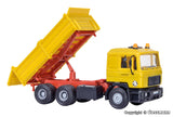 Kibri - 14066 - MAN Tipper with Low-Loader Trailer KIRCHHOFF Kit (HO Scale)