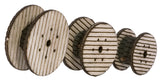 Noch 14202 - Laser-Cut Minis - Cable Rolls 3pc (HO Scale)