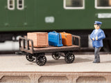 Noch 14311 - Laser-Cut Minis - Luggage Cart (HO Scale)