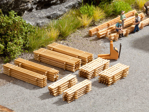 Noch 14628 - Laser-Cut Minis - Piles of Planks 8 Piles (N Scale)
