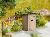 Noch 14636 - Laser-Cut Minis - Outhouse 2pc (N Scale)