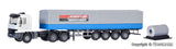 Kibri - 14652 - MB ACTROS 3-Axle with Tarpaulin Semi-Trailer and Cargo Kit (HO Scale)