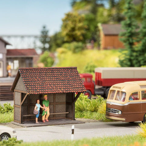 Noch 14689 - Bus Stop (N Scale) (Discontinued)