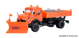 Kibri - 15001 - MB Round Bonnet Truck with SCHMIDT Pointed Snowplough Kit (HO Scale)