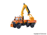 Kibri - 15005 - UNIMOG with Loading Crane and Working Cage Kit (HO Scale)