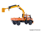 Kibri - 15005 - UNIMOG with Loading Crane and Working Cage Kit (HO Scale)