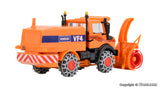 Kibri - 15011 - UNIMOG with Rotary Snow Blower and Winter Set Kit (HO Scale)