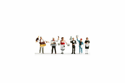 Noch 15070 - Figure Set - Service Staff (HO Scale)