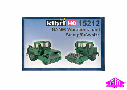 15212 - HAMM Vibration Compactors - 2pc (HO Scale) (Discontinued)