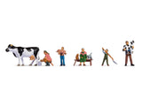 Noch 15609 - Figure Set - Farming Family (HO Scale)