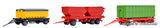 Kibri - 15706 - Trailer Set and Dumper Kit (HO Scale)