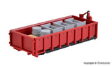 Kibri - 15709 - Hook Roll-Off Construction with Roll Skip and Cargo Kit (HO Scale)