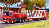 Kibri - 15710 - GOLDHOFER 5-Axle Low-Loader Combination with Loading Kit (HO Scale)