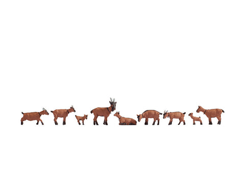 Noch 15752 - Figure Set - Goats (HO Scale)