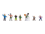 Noch 15821 - Figure Set - Children In The Snow (HO Scale)