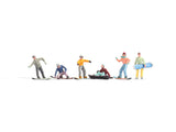 Noch 15826 - Figure Set - Snowboarders (HO Scale)