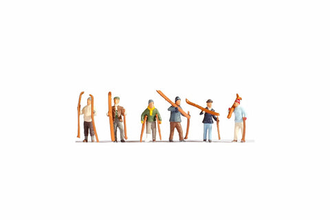 Noch 15829 - Figure Set - Skiers (HO Scale)