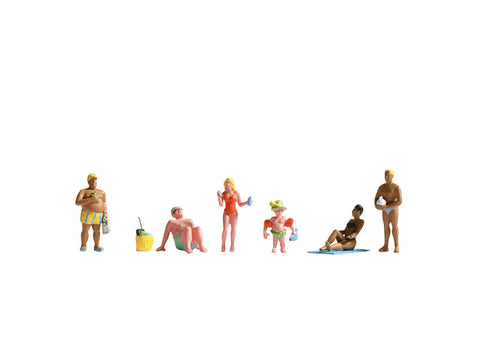 Noch 15850 - Figure Set - Bathers B (HO Scale)