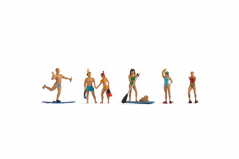 Noch 15854 - Figure Set - Water Sports (HO Scale)