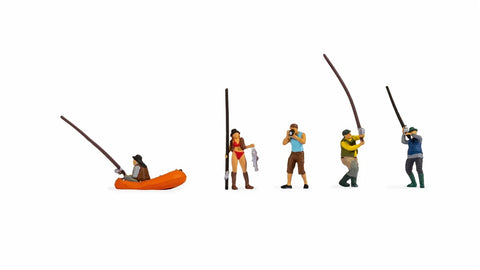 Noch 15891 - Figure Set - Fishermen (HO Scale)