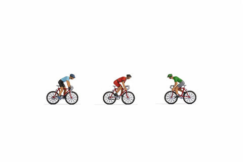Noch 15897 - Figure Set - Bicycle Racers (HO Scale)