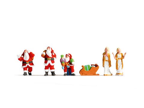 Noch 15920 - Figure Set - Santa Claus and Angels (HO Scale)