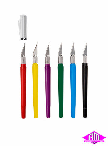 Excel - EXL16040 - K40 Pocket Pen Knife with Clip-On Cap