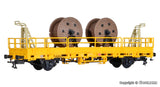 Kibri - 16062 - Two-Way UNIMOG with Push-Pull Frame and Low Side Car for Catenary Construction Kit (HO Scale)