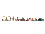 Noch 16201 - Themed Figures Set - Camping (HO Scale)