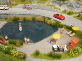 Noch 16205 - Themed Figures Set - Bathing (HO Scale)