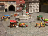 Noch 16225 - Figure Theme World - Vegetable Stand (HO Scale)