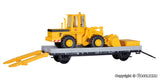 Kibri - 16308 - ROBEL Trailer 55.54 with Construction Equipment Kit (HO Scale)