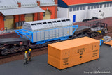 Kibri - 16511 - Freight Castor Container and Wooden Box **Discontinued** (HO Scale)