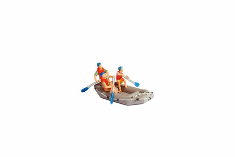 Noch 16818 - Miniature Boats - Whitewater Rafting (HO Scale)