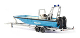 17009545 - Multi-Purpose Boat MZB 72 (Lehmar) - Police (HO Scale)