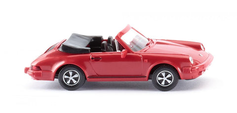 17016203 - Porsche 911 SC Cabriolet - Red (HO Scale)