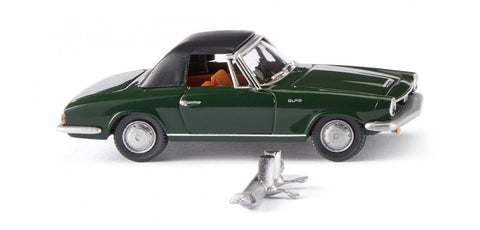 17018698 - Glas 1700 GT Convertible - Dark Green (HO Scale)