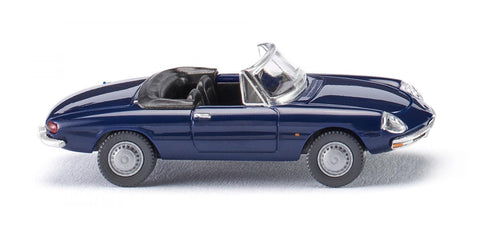 17020603 - Alfa Spider - Dark Blue (HO Scale)