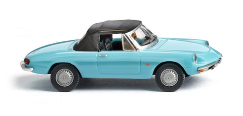 17020604 - Alfa Spider - Light Blue (HO Scale)