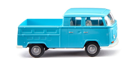 17031404 - VW T2 Double Cabin - Ice Blue (HO Scale)