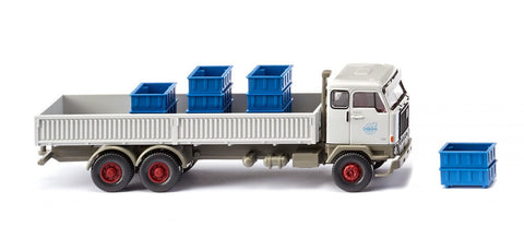 17046202 - Volvo F88 Steel Platform Truck - Volvo Logo (HO Scale)