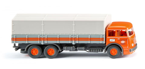 17047903 - Büssing 12.000 Flatbed Lorry - Fehrenkötter Logo (HO Scale)
