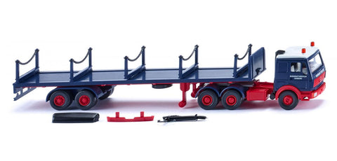 17055402 - MB3850 Stanchion Trailer Truck - Rheinkraft-Spedition Logo (HO Scale)